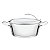 Caçarola Rasa Inox Triplo Vidro 22Cm 3,3L Tramontin 62363224 - Imagem 1