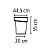 Vaso Cachepo Koppa Pequeno Grafite Tramontina 92762007 - Imagem 2