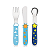 Garfo Faca Talher Bebe Infantil Cielito Tramontina 66974020 - Imagem 4