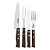 Garfo Faca Talher Churrasco Inox Pampa Tramontina 22299011 - Imagem 4