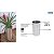 Cachepo Vaso Inox Konika 26Cm 57Cm Tramontina 94540735 - Imagem 4