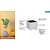 Cachepo Vaso Inox 41Cm 41Cm Square 50Kg Tramontina 94540718 - Imagem 5