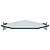 Prateleira Canto 30Cm Glass Vidro Quadra Tramontina 91221003 - Imagem 1