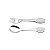 Garfo Colher Talher Infantil Bebe Catty Tramontina 66971010 - Imagem 1