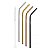 Jogo 4 Canudos Color. Inox + Escova Tramontina 64600133 - Imagem 1
