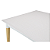 Mesa Laura Pés De Madeira Branca 92354010 - Imagem 2