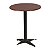 Mesa Redonda Col. Preto Tabaco 60Cm 14065462 - Imagem 1