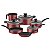 Jogo Panelas 7Pc Coimbra Vermelho Tramontina 20297741 - Imagem 1