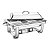 Rechaud Retang.Aco Inox 2 Cubas 1/2 61047020 - Imagem 1