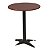 Mesa Redonda Col. Preto Tabaco 70Cm 14065472 - Imagem 1