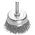 Escova Tipo Copo Arame Ondulado Com Haste 3X1/4'' 45008103 - Imagem 1