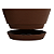 Vaso Prato Tramontina Asteca 38Cm Polietilen Marrom 92603109 - Imagem 4