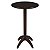 Mesa De Madeira Redonda Bistrô Viena 60Cm Tabaco 14006460 - Imagem 1