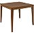 Mesa Madeira Quadrada 4 Lugares London 80Cm Amêndoa 14067180 - Imagem 1