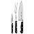 Jogo Facas Inox 3Pc Century Preto Tramontina 24099038 - Imagem 1