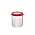 Pote Aço Inox Com Tampa Plástica Ø 14Cm 61227142 - Imagem 1