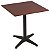 Mesa Quadrada Col. Preto Tabaco 80Cm 14068482 - Imagem 1
