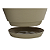 Vaso Prato Tramontina Asteca 38 Cm Polietileno Bege 92603110 - Imagem 3
