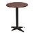 Mesa Redonda Col. Preto Tabaco 80Cm 14065482 - Imagem 1
