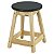 Banqueta Naturalle Baixa Verniz Preto Tramontina 91417048 - Imagem 1
