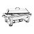 Rechaud Retang.Aco Inox 3 Cubas 1/3 61047030 - Imagem 1