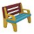 Banco Infantil Pause Polietileno Colorido 92386001 - Imagem 1