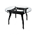Mesa Belle Époque Preta Tramontina 92390009 - Imagem 3