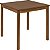 Mesa Madeira Quadrada 4 Lugares Viena 70Cm Amêndoa 14007170 - Imagem 1