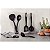 Jogo Utensilio Nylon 5Pc Abilit Preto Tramontina 25199007 - Imagem 3