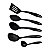 Jogo Utensilio Nylon 5Pc Abilit Preto Tramontina 25199007 - Imagem 1