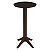 Mesa De Madeira Redonda Bistrô London 50Cm Tabaco 14066450 - Imagem 1