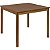 Mesa Madeira Quadrada 4 Lugares Viena 80Cm Amêndoa 14007180 - Imagem 1