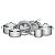 Jogo Panelas Fundo Triplo Inox 6Pç Solar Tramontina 65510200 - Imagem 1