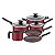 Jogo Panelas Alum 6Pc Bergamo Ver Tramontina 20399790 - Imagem 1