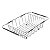 Cesta Aramado Cuba Inox Retang Regulavel 94528030 - Imagem 1