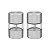 Cj Mini Moedores Aco Inox/Acrilico Tramontina 64650000 - Imagem 1