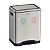Lixeira Inox Pedal Dupla Scotch Brite Tramontina 94538630 - Imagem 1
