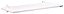 Prateleira Elite Branco 90Cm 25Cm Tramontina 91284091 - Imagem 1