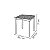 Mesa Laura Ratan 70Cm Plastica Vermelho Tramontina 92351040 - Imagem 2