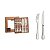 Garfo Faca Inox Firenze Estojo Churrasco Tramontina 66925614 - Imagem 1