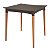 Mesa Laura Ratan Marrom Pes Madeira Tramontina 92354109 - Imagem 1