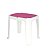 Mesa Infantil Vice Versa Branca Rosa Tramontina 92340016 - Imagem 1