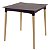 Mesa Diana 70Cm Marrom Quadrada Madeira Tramontina 92353109 - Imagem 1