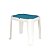 Mesa Infantil Vice Versa Branca Azul Tramontina 92340017 - Imagem 1