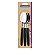 Conjunto Colheres Mesa Ipanema Inox Preto 3 Peças 23363300 - Imagem 2