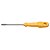Chave De Fenda Ponta Chata 1/4X4, Amarelo Tramontin 41500030 - Imagem 1