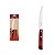 Facas Churrasco 5" Inox Cabo Vermelho Polywood 6Pç 21198715 - Imagem 1