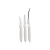 Jogo De Facas Plenus Inox Off White 3 Peças 23498312 - Imagem 3