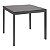 Mesa Quadrada Barcelona Grafite 80Cm Piazza Tramont 14147585 - Imagem 1