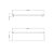Prateleira Glass Reta 50X15X1 Tramontina 91220615 - Imagem 2